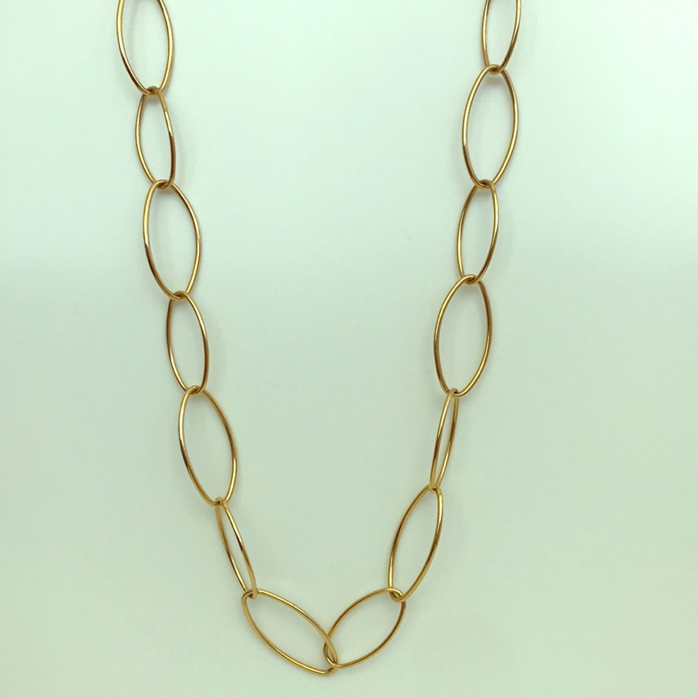 J crew gold tone necklace